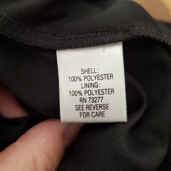 Apt 9 Colorblock Shift Dress Black, Pink, Melon 1X - Picture 8 of 9